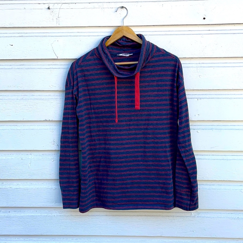Women’s L Mountain Khaki relaxed cotton sweater